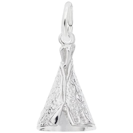 Authentic Tepee Charm for Travel Lovers - Historical Jewelry Piece 0494