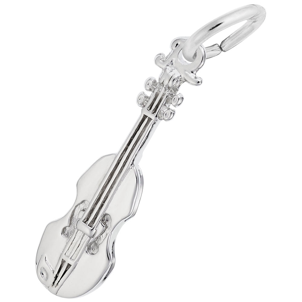 Elegant Violin Accent Charm for Music Lovers - Rembrandt Charms 0501