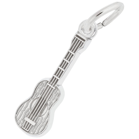 Small Acoustic Guitar Charm - Perfect for Music Lovers & Collectors 0502