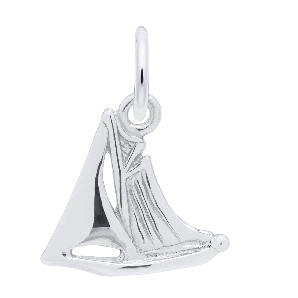 Small Sailboat Charm - Nautical Jewelry for Ocean Lovers 0528