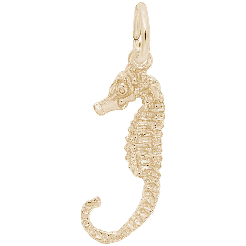 Elegant Seahorse Charm for Nautical Jewelry - Rembrandt Charms 0534