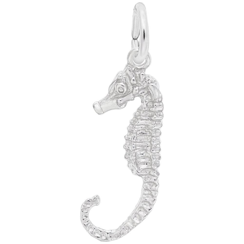 Elegant Seahorse Charm for Nautical Jewelry - Rembrandt Charms 0534