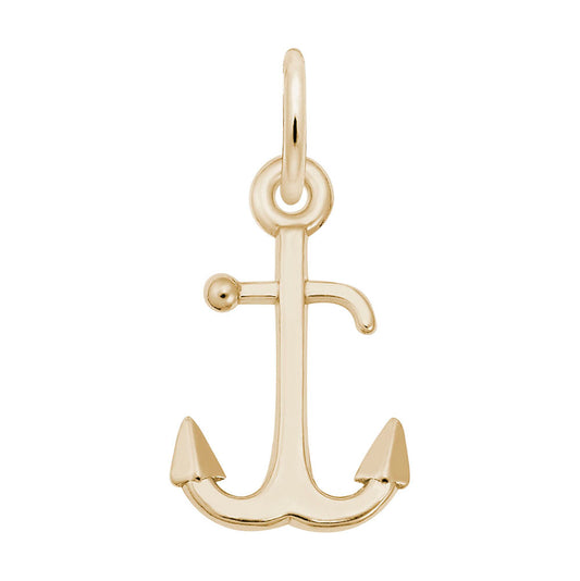 Anchor Accent Charm for Nautical Jewelry - Rembrandt Charms 0556