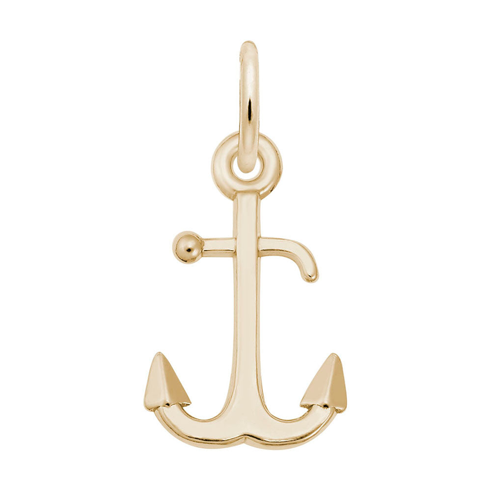 Anchor Accent Charm for Nautical Jewelry - Rembrandt Charms 0556