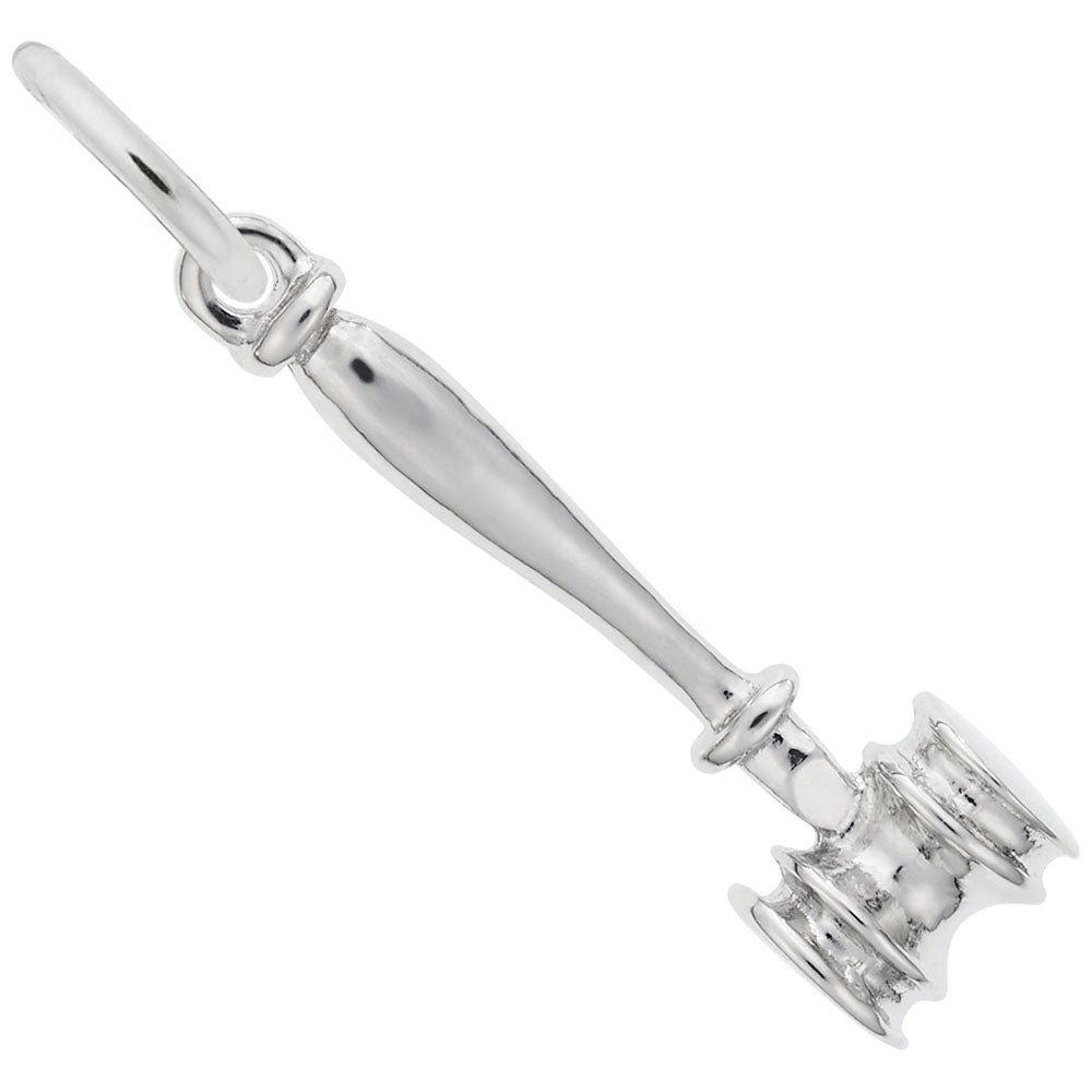 Law Gavel Charm for Legal Professionals - Rembrandt Charms 0559
