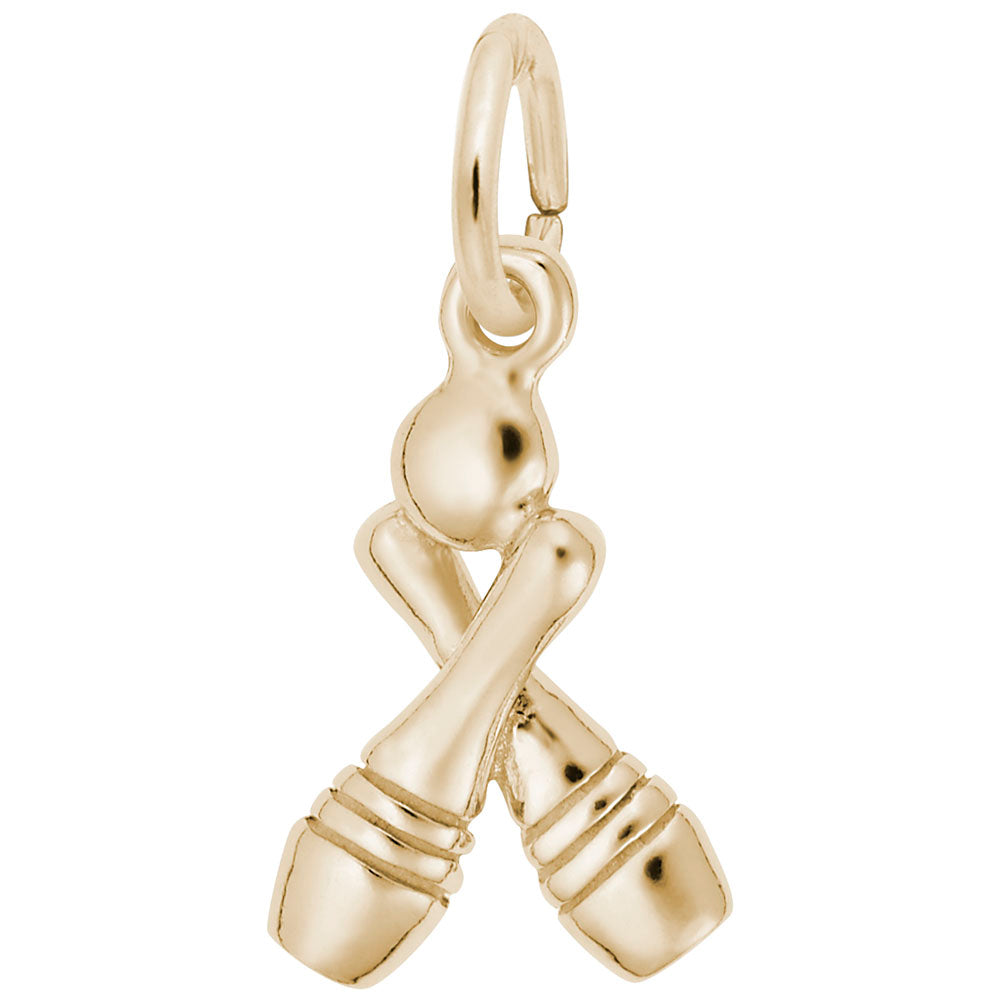 Bowling Accent Charm for Bracelets - Perfect Sports Jewelry Gift 0567