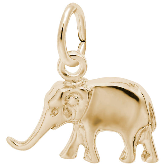 Delicate Small Elephant Charm for Animal Lovers - Rembrandt Charms 0574