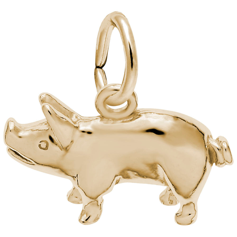 Adorable Small Pig Charm for Animal Lovers - Perfect Gift Idea 0578