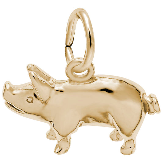 Adorable Small Pig Charm for Animal Lovers - Perfect Gift Idea 0578