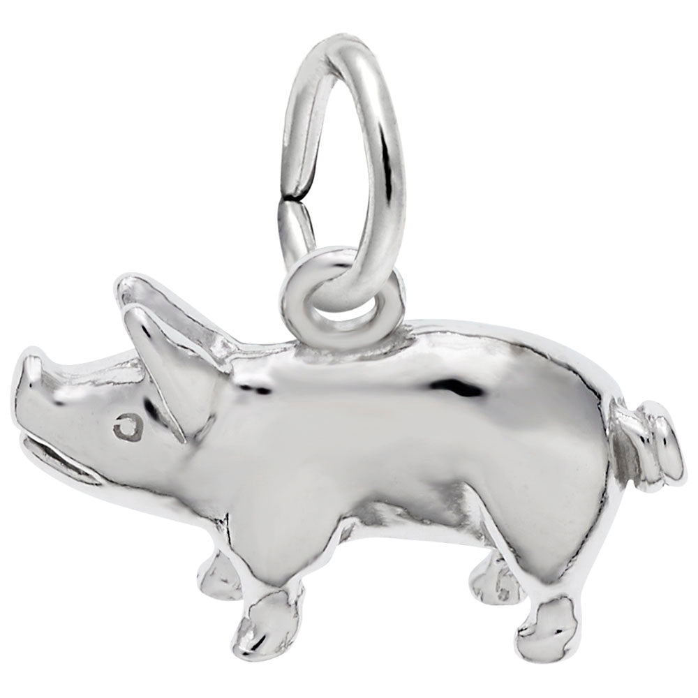 Adorable Small Pig Charm for Animal Lovers - Perfect Gift Idea 0578