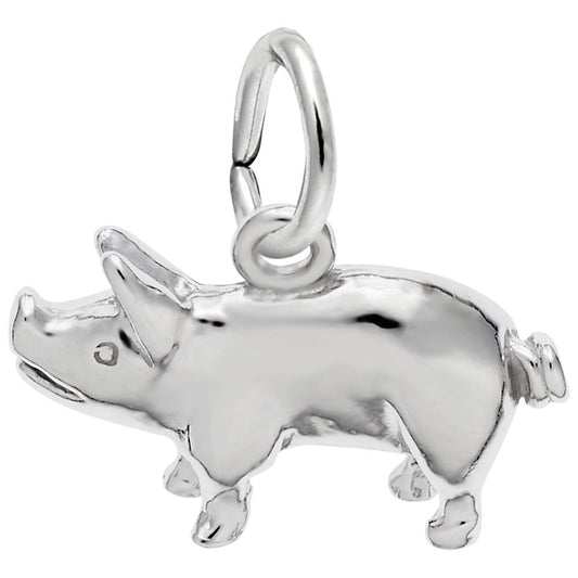 Adorable Small Pig Charm for Animal Lovers - Perfect Gift Idea 0578