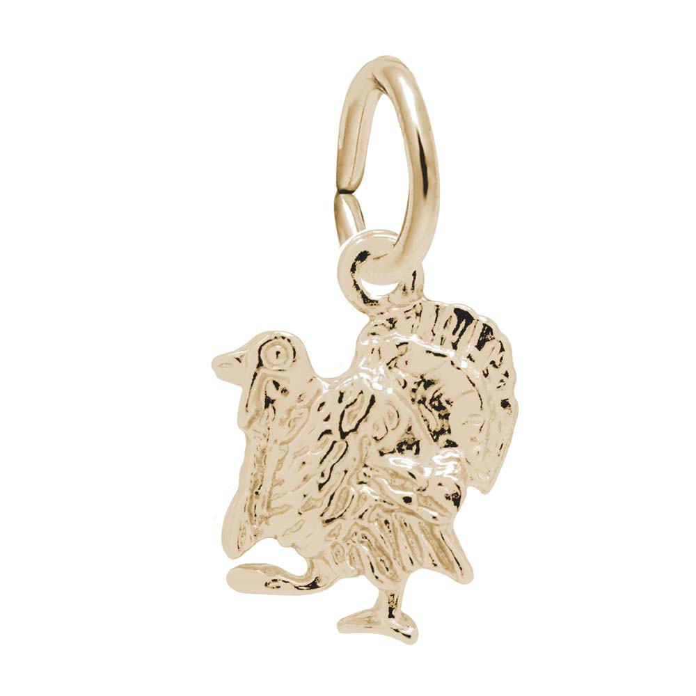 New Turkey Charm for Pet Lovers - Unique Animal Jewelry Gift 0579