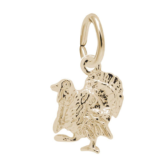 New Turkey Charm for Pet Lovers - Unique Animal Jewelry Gift 0579