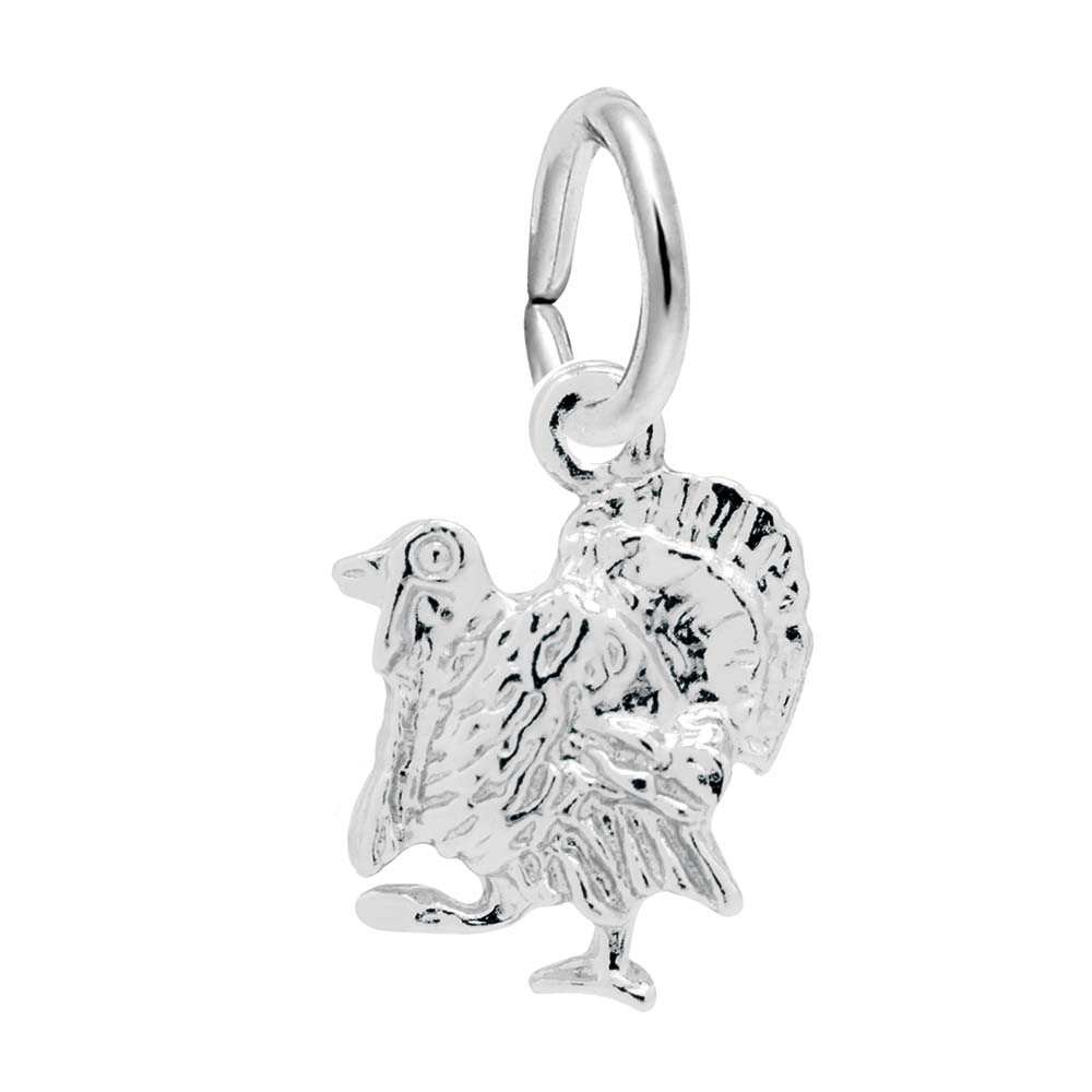 New Turkey Charm for Pet Lovers - Unique Animal Jewelry Gift 0579