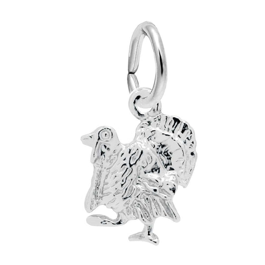 New Turkey Charm for Pet Lovers - Unique Animal Jewelry Gift 0579