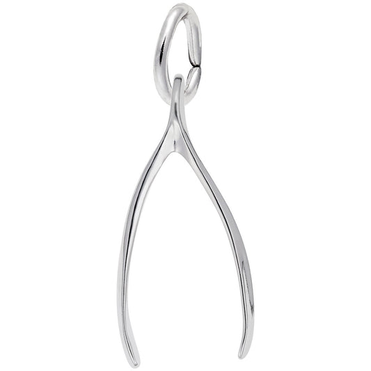 Good Luck Wishbone Charm for Gamers - Rembrandt Charms 0584