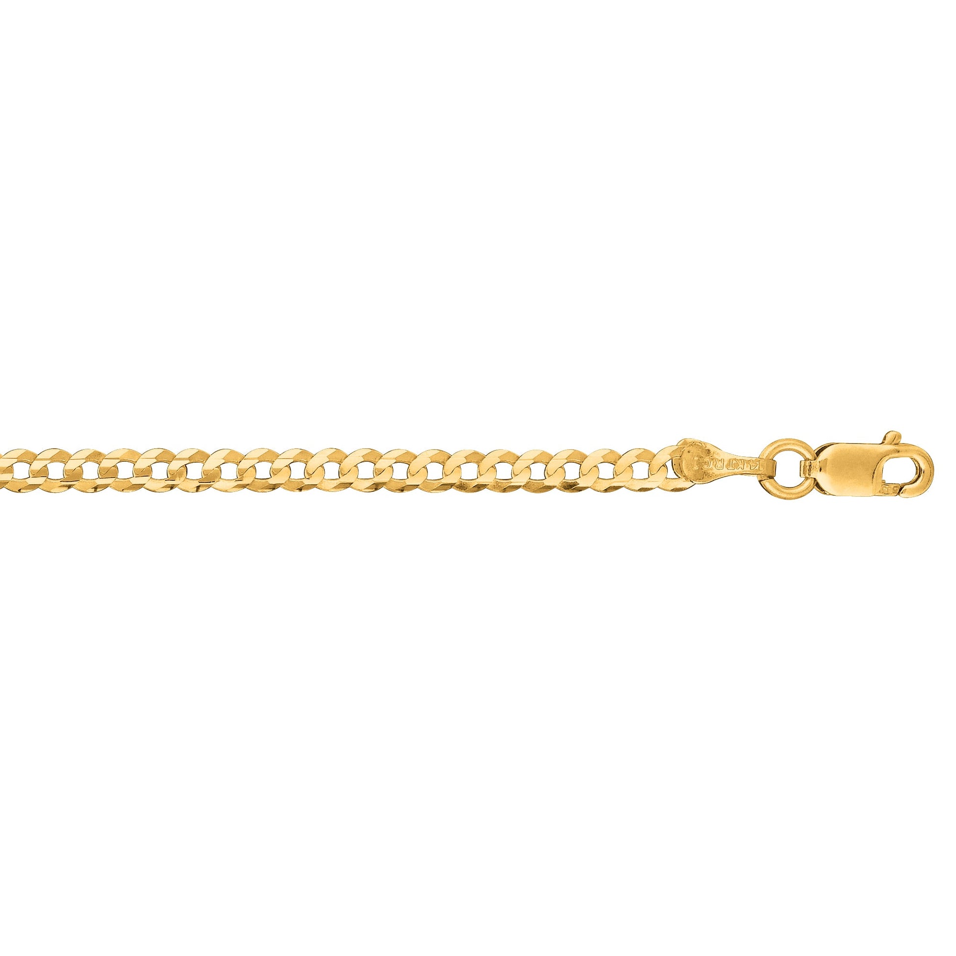Royal Chain 10K Gold 2.8mm Comfort Curb Chain 060CC