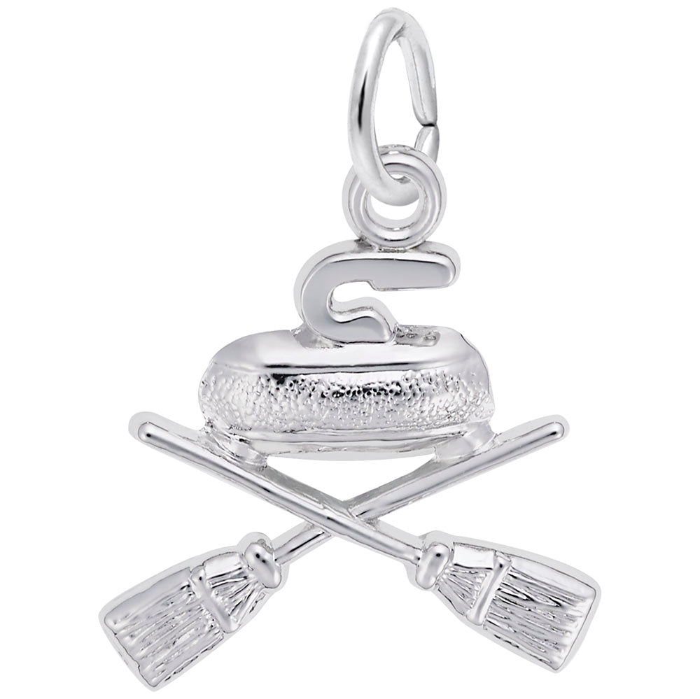 Canada Curling Charm - Celebrate Your Love for Curling Sports 0628