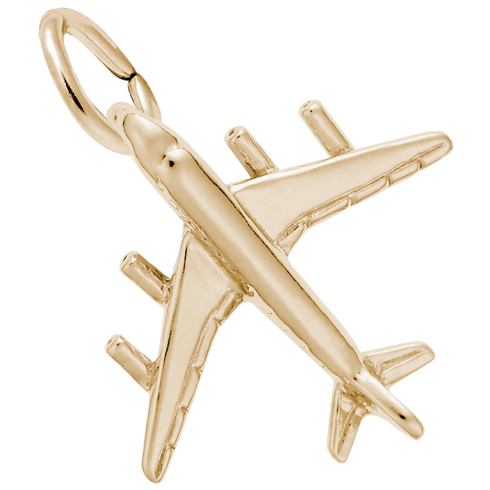 DC-8-77 Airplane Charm for Travel Enthusiasts - Rembrandt Charms 0632
