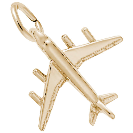 DC-8-77 Airplane Charm for Travel Enthusiasts - Rembrandt Charms 0632