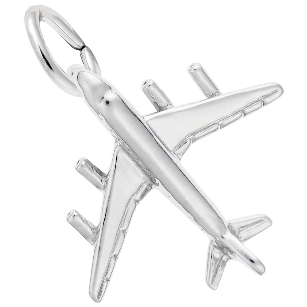 DC-8-77 Airplane Charm for Travel Enthusiasts - Rembrandt Charms 0632