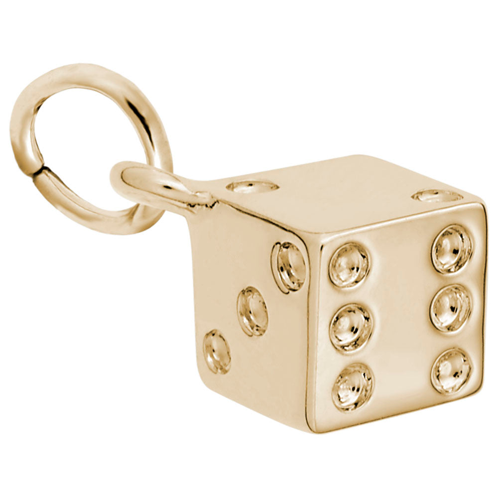 Good Luck Dice Charm for Gamers - Unique Gambling Accessory 0637