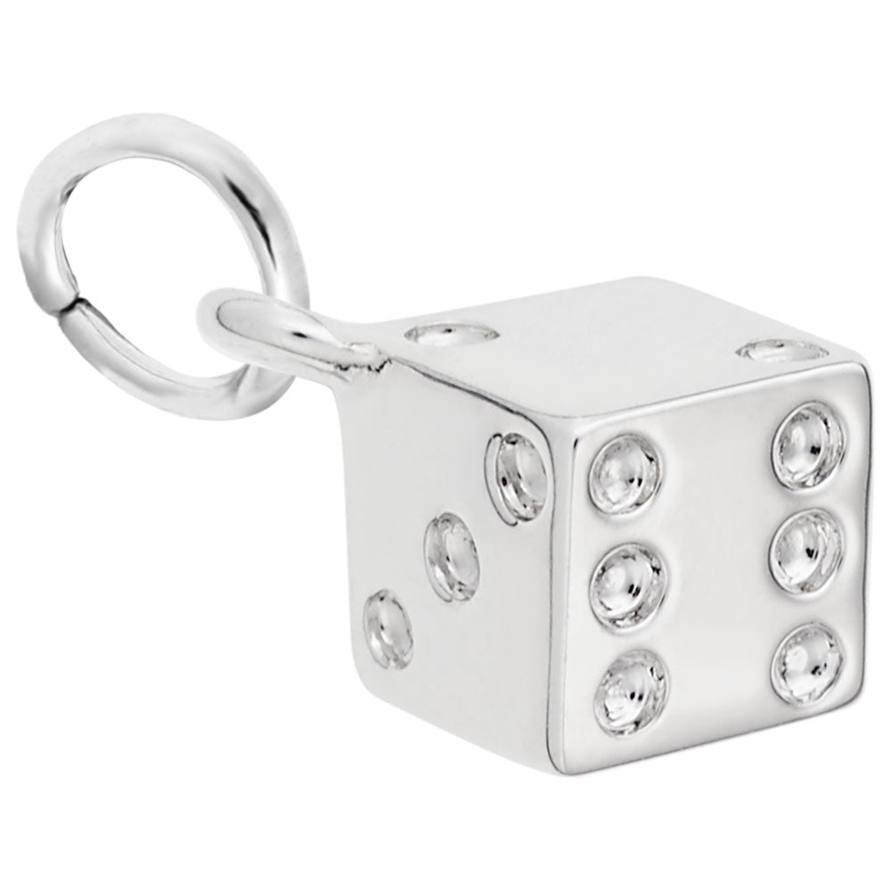 Good Luck Dice Charm for Gamers - Unique Gambling Accessory 0637