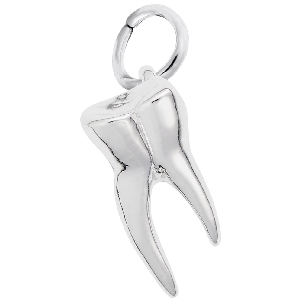 Sterling Silver Tooth Charm for Dental Professionals & Collectors 0643