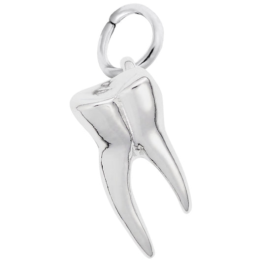 Sterling Silver Tooth Charm for Dental Professionals & Collectors 0643