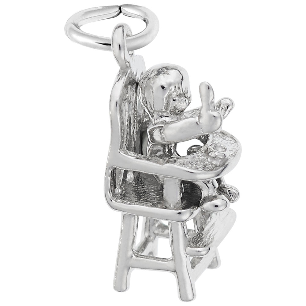 Adorable Highchair Charm for Baby - Family & Friendship Keepsake 0645