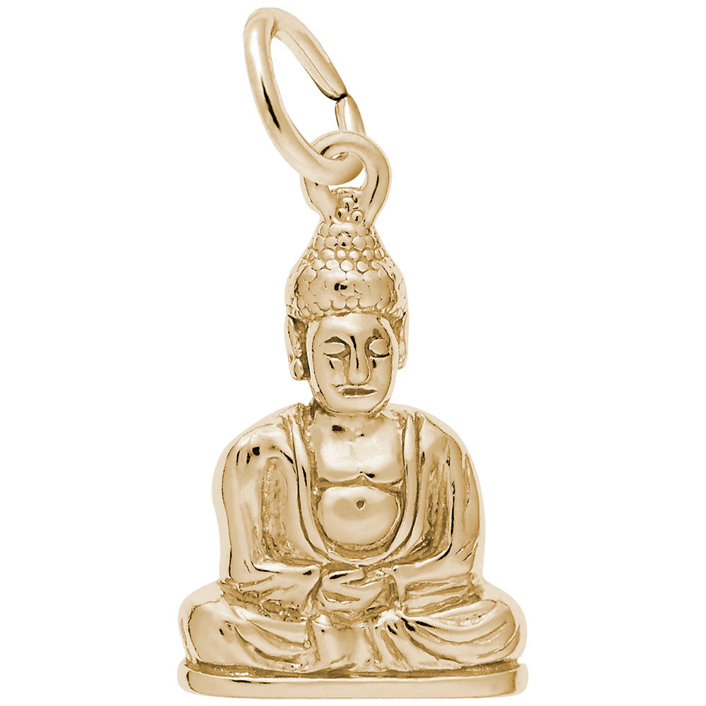 Serene Meditation Buddha Charm for Travel & Spiritual Journeys 0650