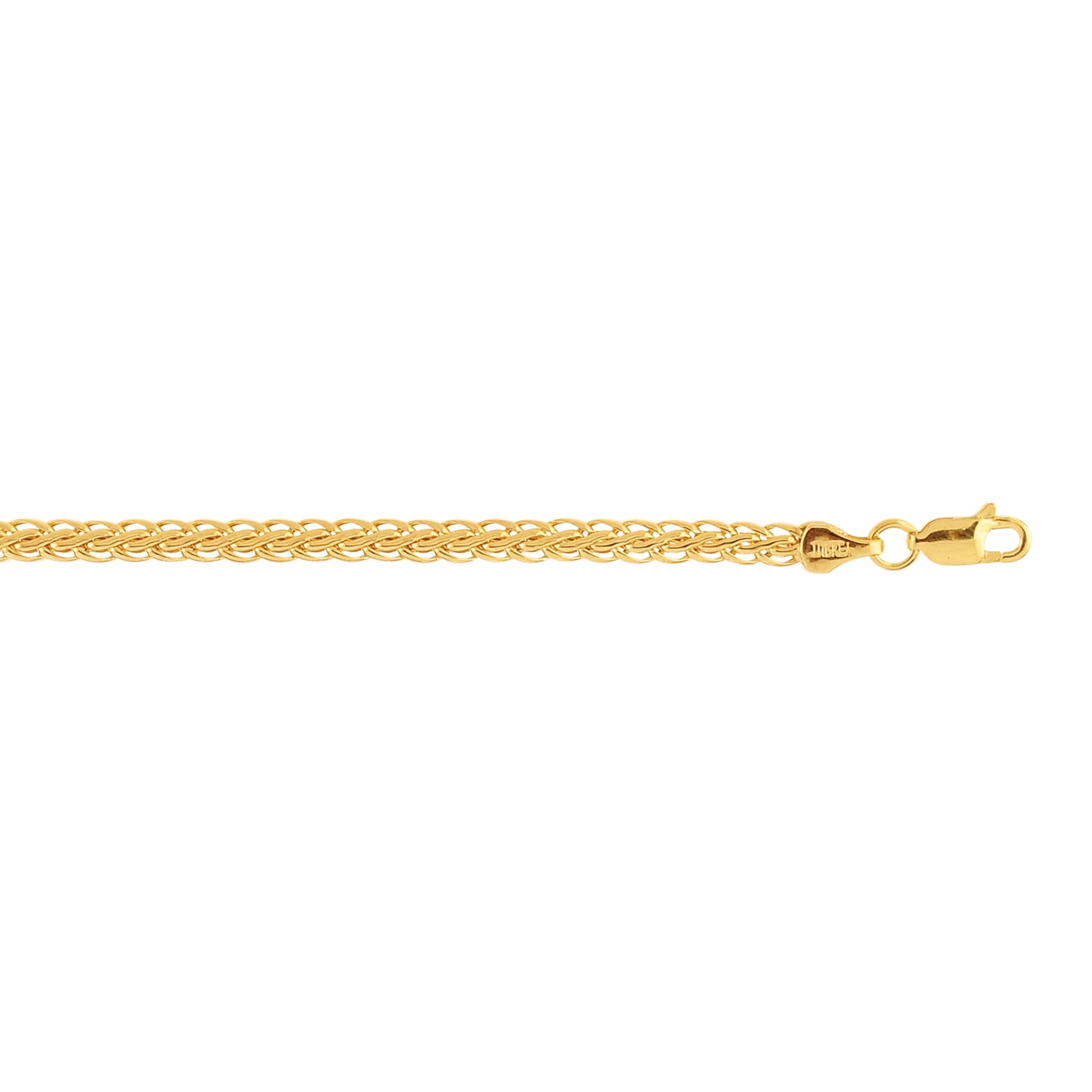 Royal Chain 10K Gold Woven Bracelet 068FW