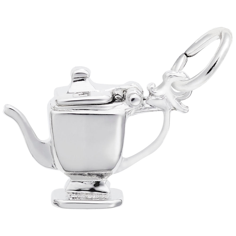 Elegant Teapot Charm for Bracelets - Perfect Gift for Tea Lovers 0691