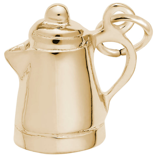 Charming Coffee Pot Pendant - Perfect for Food & Beverage Lovers 0692