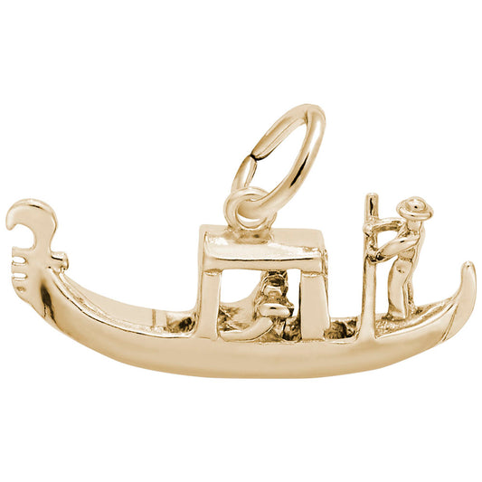 Venetian Gondola Charm - Nautical Boat Jewelry for Travelers 0699