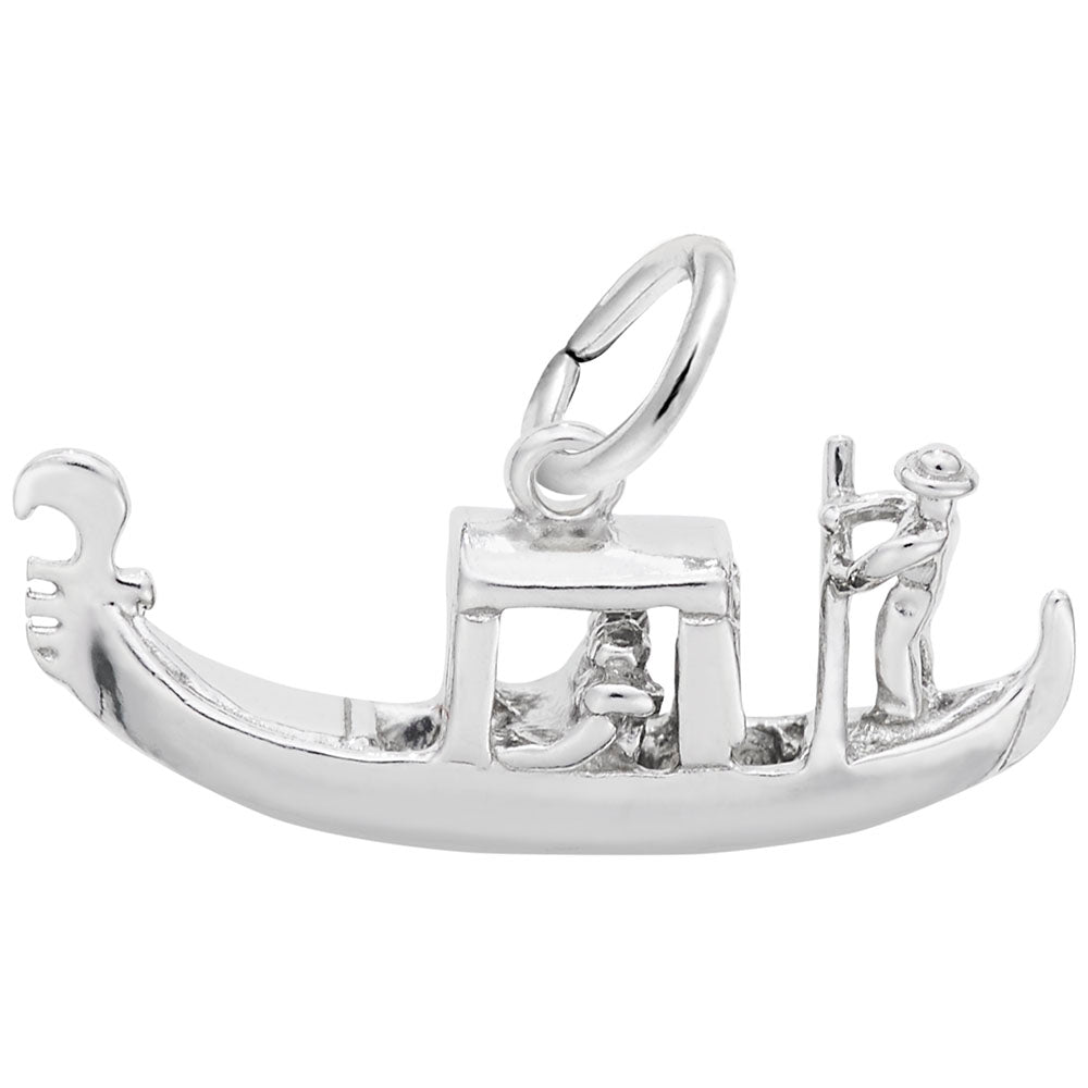 Venetian Gondola Charm - Nautical Boat Jewelry for Travelers 0699
