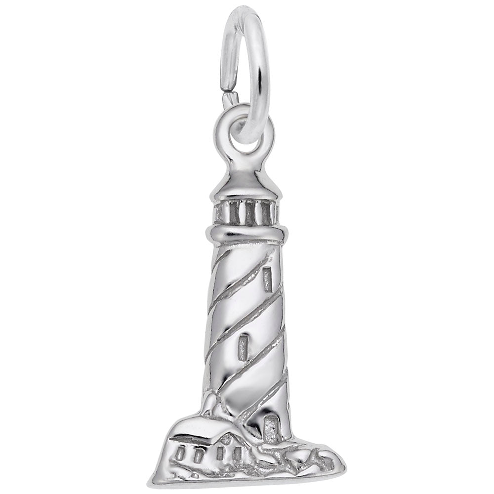 Coastal Lighthouse Charm - Nautical Jewelry for Ocean Lovers 0716