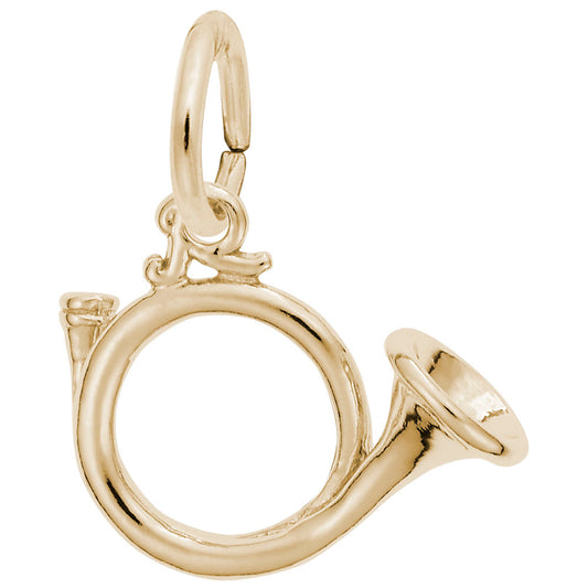 Hunting Horn Charm - Musical Jewelry for Nature Lovers 0717