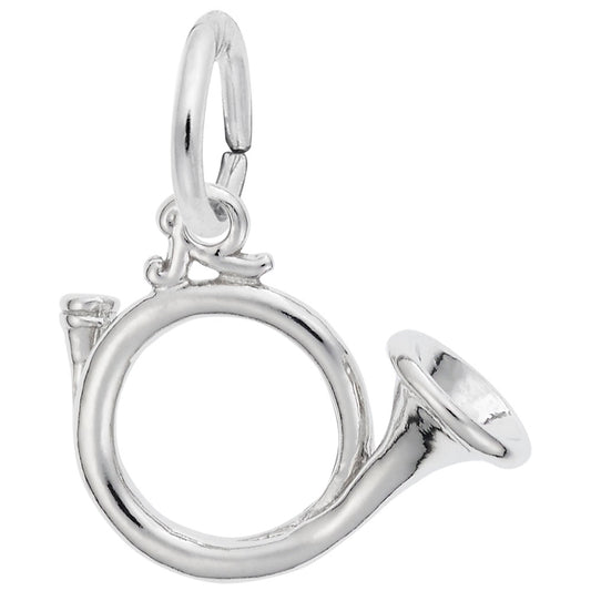 Hunting Horn Charm - Musical Jewelry for Nature Lovers 0717