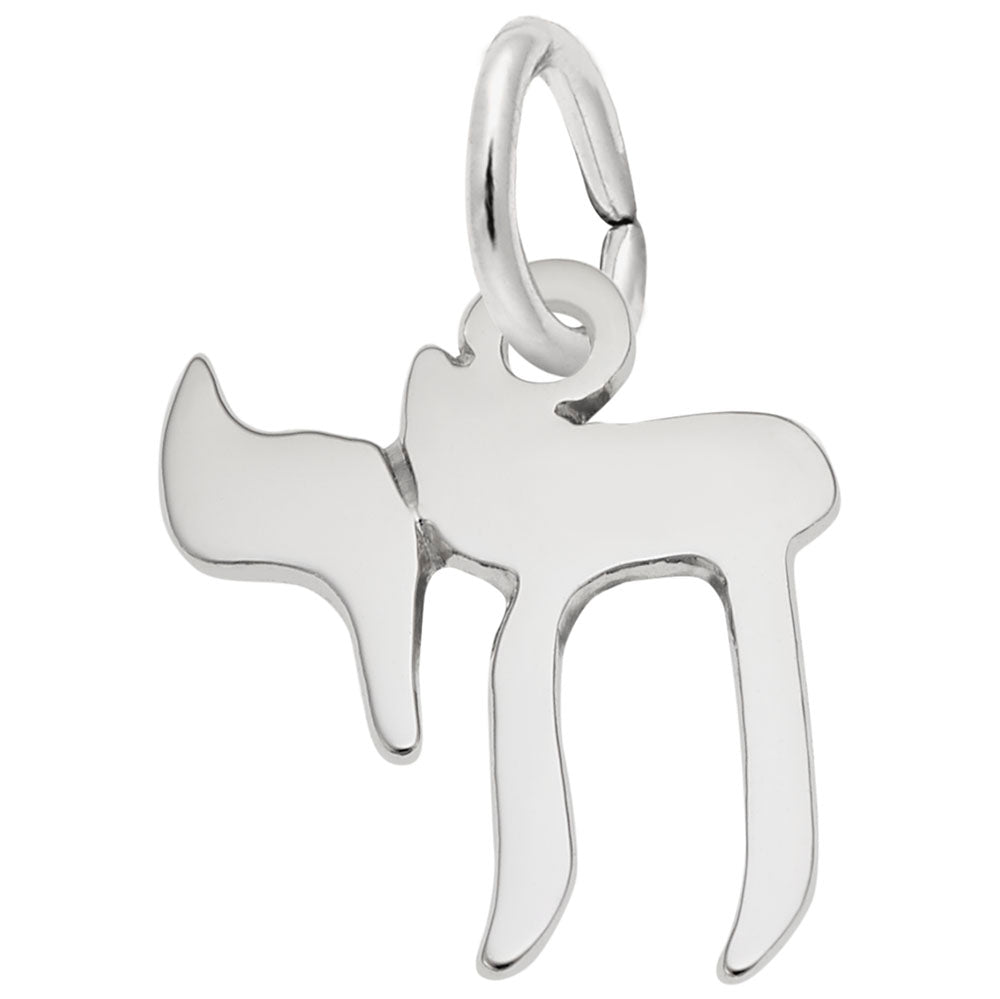 Small Chai Charm - Elegant Religious Jewelry for Special Occasions 0767