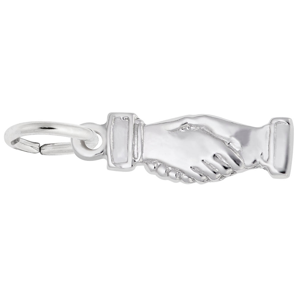 Friendship Handshake Charm - Symbol of Connection & Unity 0784
