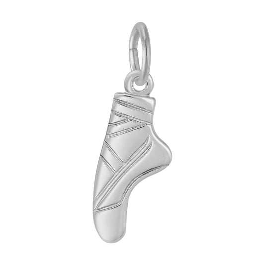 Flat Ballet Pointe Shoe Charm