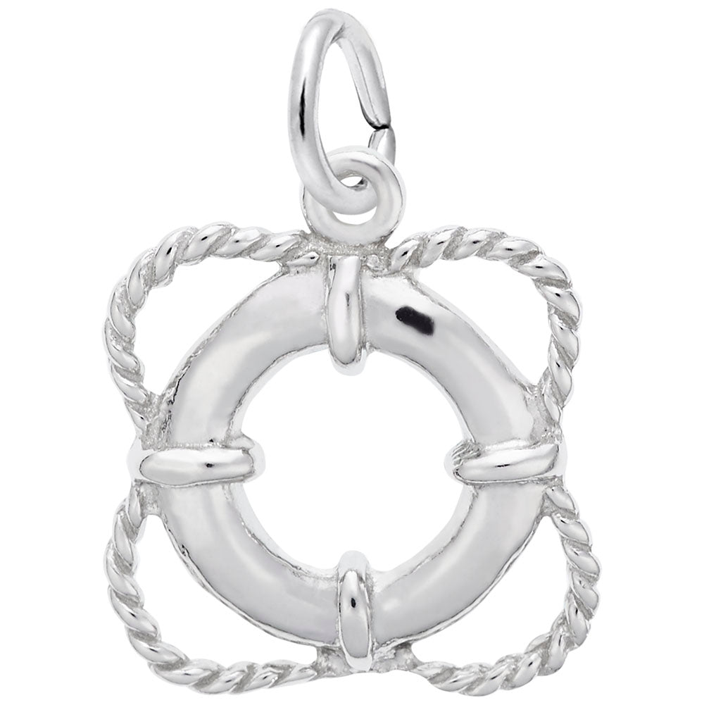 Life Preserver Charm - Nautical Jewelry for Sea Lovers 0794