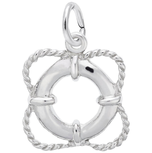 Life Preserver Charm - Nautical Jewelry for Sea Lovers 0794