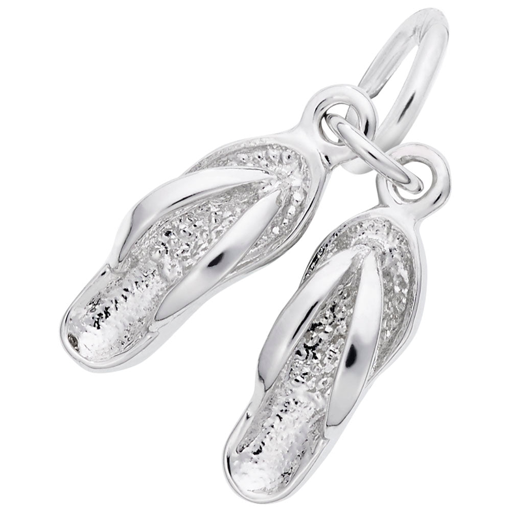 Beach Flip Flops Charm - Travel Accessory for Summer Adventures 0797