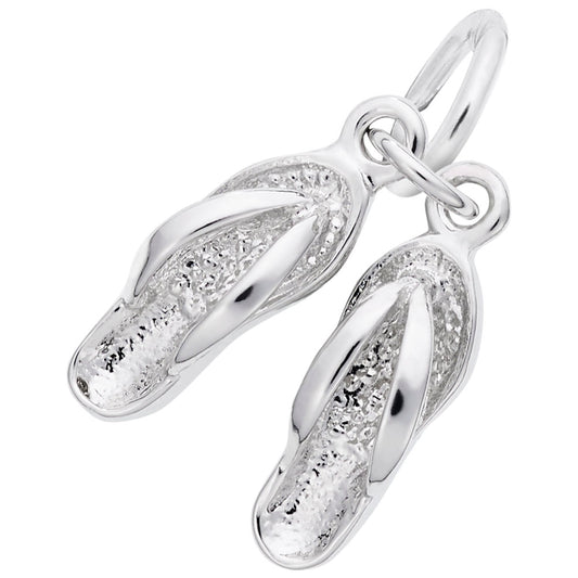 Beach Flip Flops Charm - Travel Accessory for Summer Adventures 0797