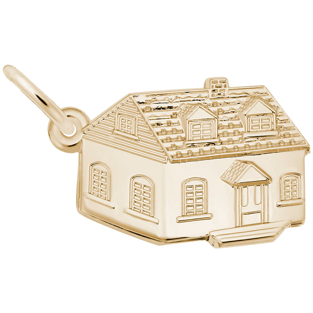 Colonial House Charm for Home & Garden - Unique Decorative Piece 0798