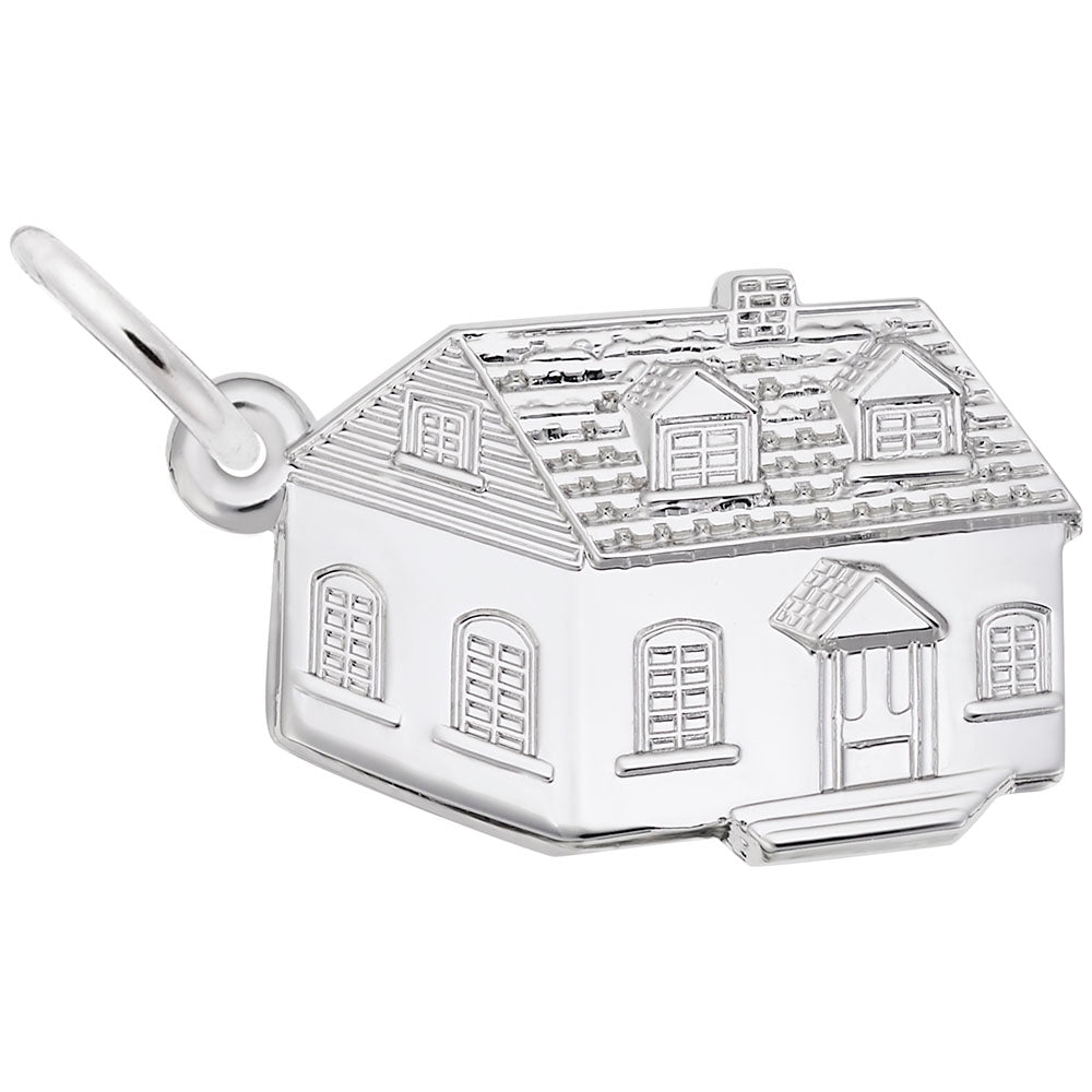 Colonial House Charm for Home & Garden - Unique Decorative Piece 0798