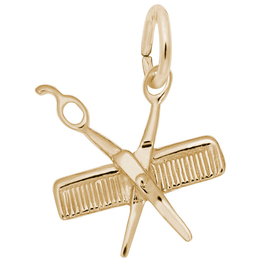 Petite Cosmetology Charm: Scissors & Comb for Beauty Lovers 0799