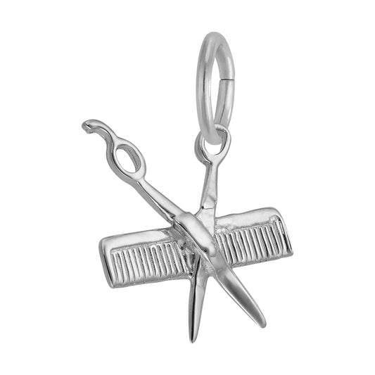 Petite Comb & Scissors Charm